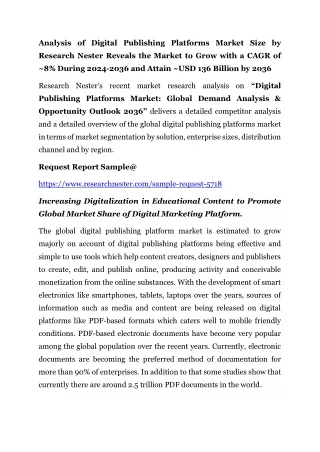 Digital Publishing Platforms Market: Global Demand Analysis & Opportunity