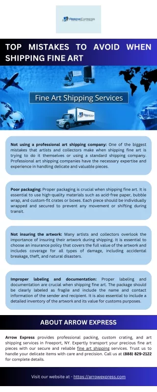 Top Mistakes to Avoid When Shipping Fine Art