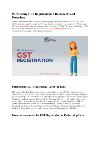 Partnership GST Registratio1