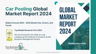 Global Car Pooling Market 2024 - By  Size, Drivers, Trends, Competitors