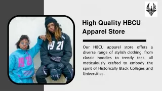 High Quality HBCU Apparel Store - 1921 Movement