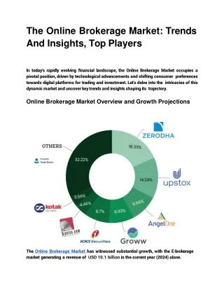 The Online Brokerage Market_ Trends And Insights