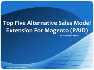 Top 5 Alternative Sales Model Magento Extension (PAID)
