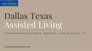 Dallas Texas  Assisted Living