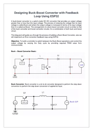 Buck-Boost Converter Using ESP32 with Feedback Loop