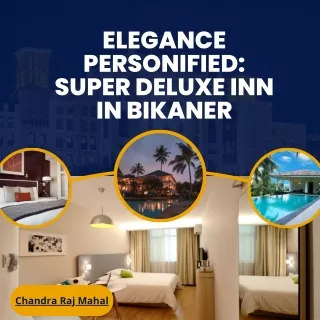 Elegance Personified Super Deluxe Inn in Bikaner