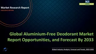 Aluminium-Free Deodorant Market Report Opportunities, and Forecast By 2033