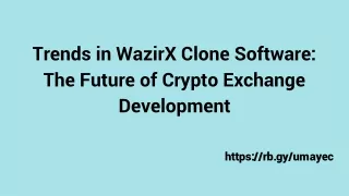 Trends in WazirX Clone Software_ The Future of Crypto Exchange Development