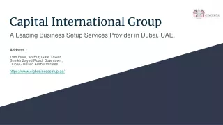 Business Setup Consulting Firms in Dubai