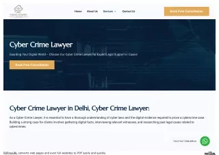 Cyber Crime Lawyer in Delhi | Vakeel At Home