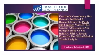 Paints & Coatings Market Size, Demand, Share Report to 2024-2030