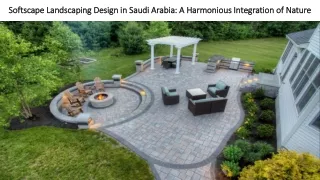 Softscape Landscaping Design in Saudi Arabia-A Harmonious Integration of Nature