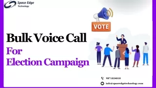 Maximizing Voter Reach with Bulk Voice Call
