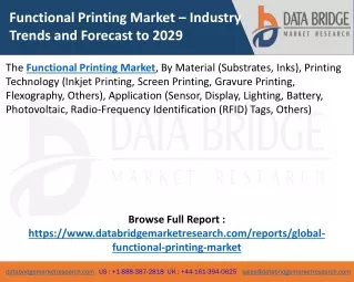 Functional Printing Market