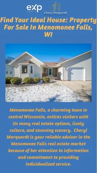 Discover Your Dream Home With Properties for Sale in Menomonee Falls, WI