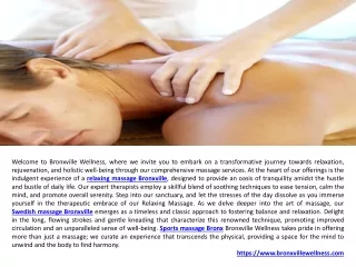 Hot stone sports massage Bronx Mamaroneck