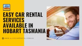 Easy Car Rental Services Available in Hobart Tasmania