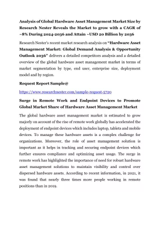 Hardware Asset Management Market: Global Demand Analysis & Opportunity 2036