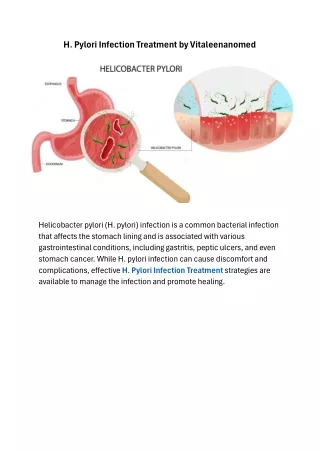 H Pylori Infection Treatment