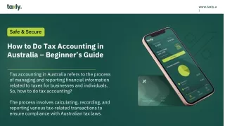 How to Do Tax Accounting in Australia – Beginner’s Guide