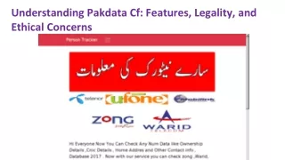 Understanding Pakdata Cf: Features, Legality, and Ethical Concerns