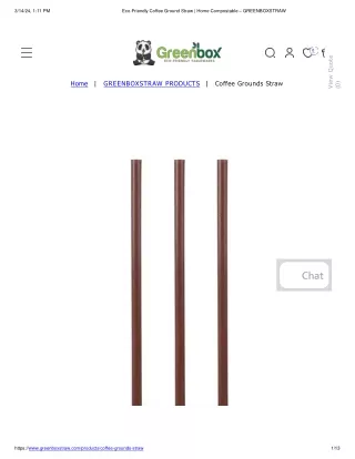 compostable coffee straws