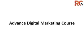 Advanced Digital Marketing Training  in hyderabad