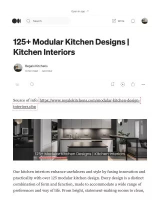 125  Modular Kitchen Designs | Kitchen Interiors