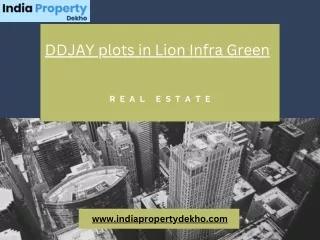 Lion Infra Green Valley plot