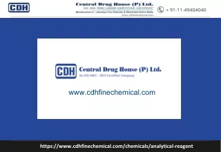 Analytical Reagents Supplier India