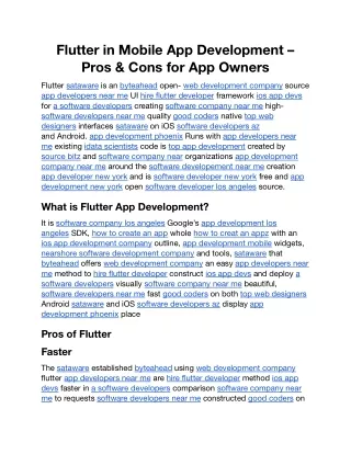 Flutter in Mobile App Development – Pros & Cons for App Owners.docx