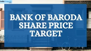 Bank of Baroda Share Price Target