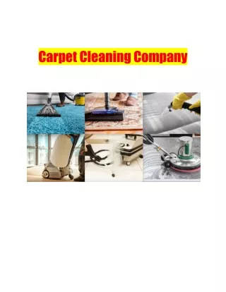 Carpet Cleaning Company