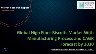 High Fiber Biscuits Market With Manufacturing Process and CAGR Forecast by 2030
