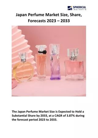 Japan Perfume Market Size