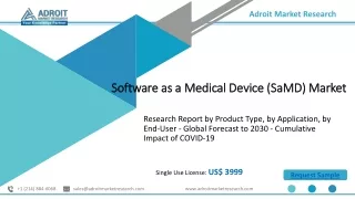 Global Software as a Medical Device (SaMD) Market Business Insights & Analysis