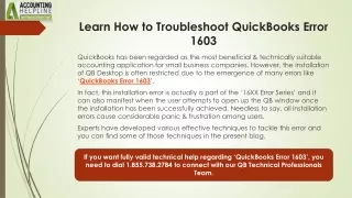 Fixing QuickBooks Error 1603: Proven Methods