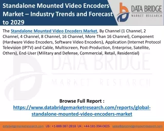 Standalone Mounted Video Encoders Market