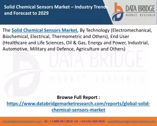 Solid Chemical Sensors Market