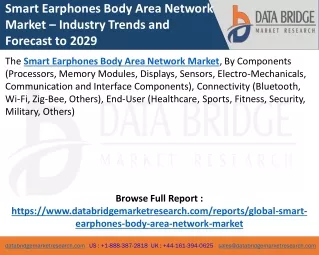 Smart Earphones Body Area Network Market