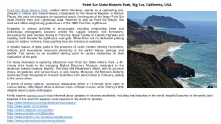 Point Sur State Historic Park: Beach Fun in Big Sur, California | Parking, Hikes