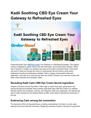 Cannabis Products | Organic Delta 8 THC | Kadii