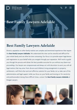 Best Family Lawyers Adelaide