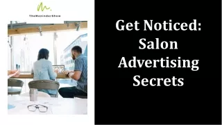 Open Your Salon's Potential: Effective Advertising Strategies