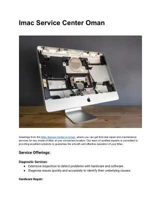 Imac Service Center Oman