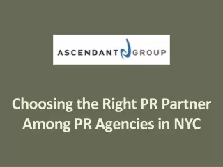 Choosing the Right PR Partner Among PR Agencies in NYC