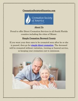 Simple Cremation