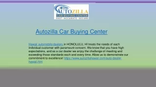Top Hawaii Automobile Dealers