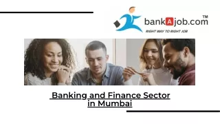 Bank and Finance Jobs in Mumbai