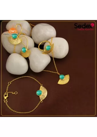 Stunning Amazonite Jewelry Set - Perfect for Summer